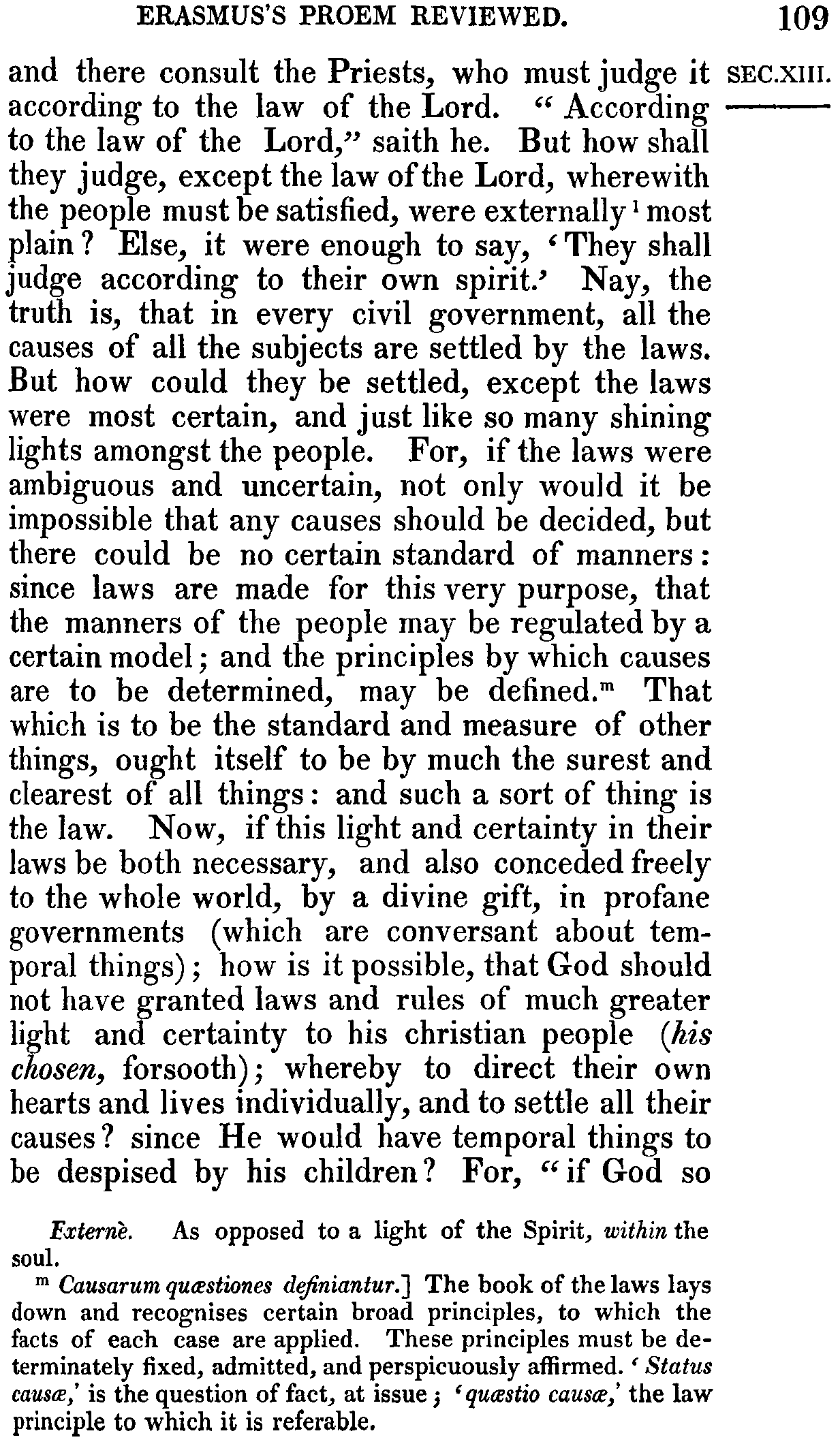 Print Edition of the Bondage of the Will, Page 109