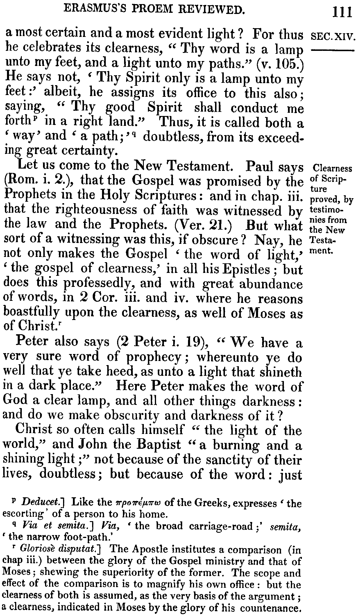 Print Edition of the Bondage of the Will, Page 111