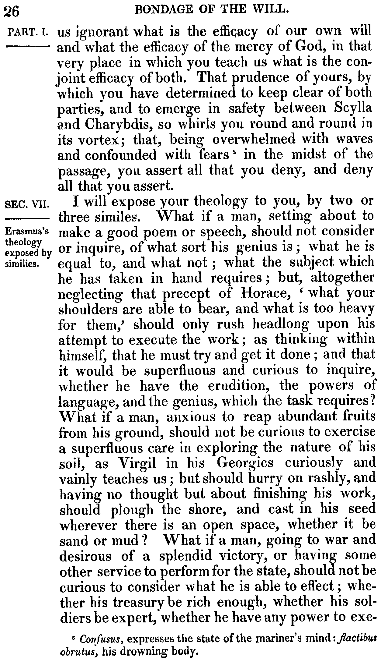 Print Edition of the Bondage of the Will, Page 26