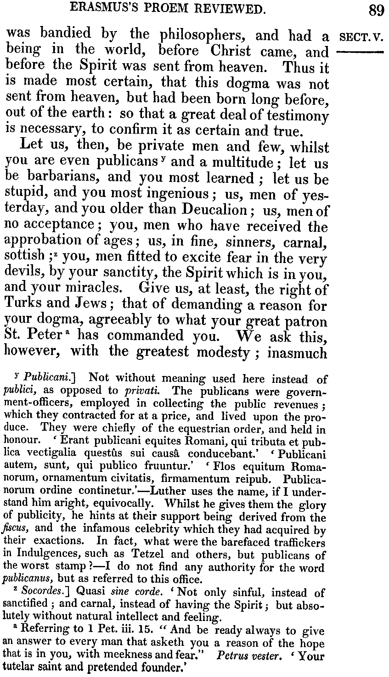 Print Edition of the Bondage of the Will, Page 89